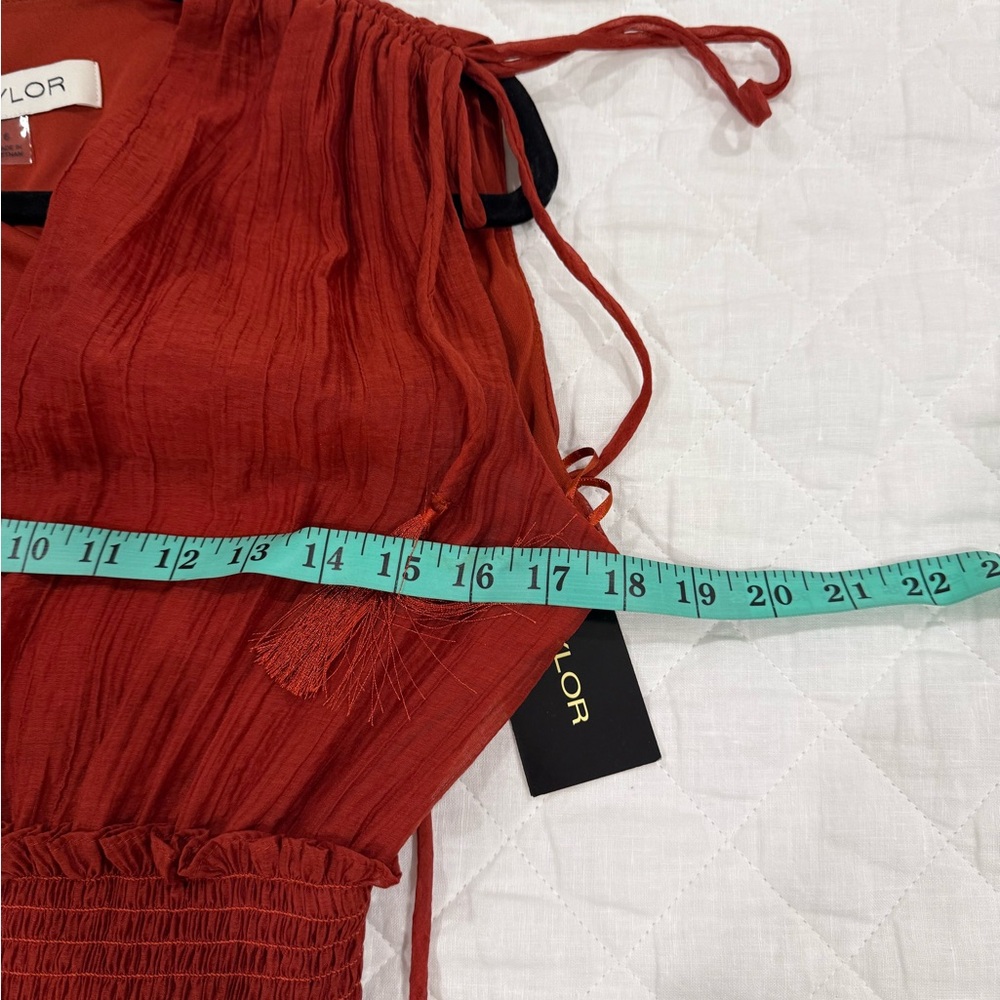 Women's V-Neck Handkerchief-Hem Dress - Picture 12 of 12